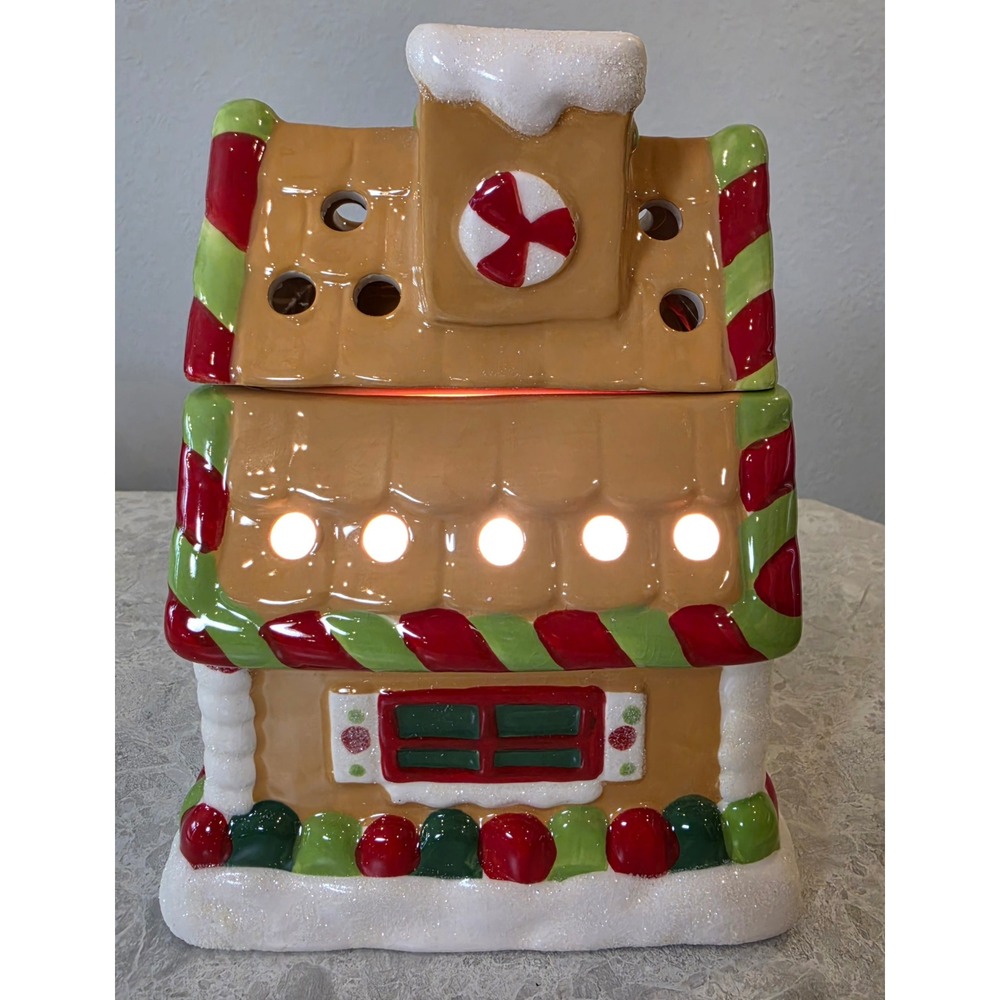 Celebrating Home Gingerbread House Fragrance Warmer Electric Wax Melt Burner